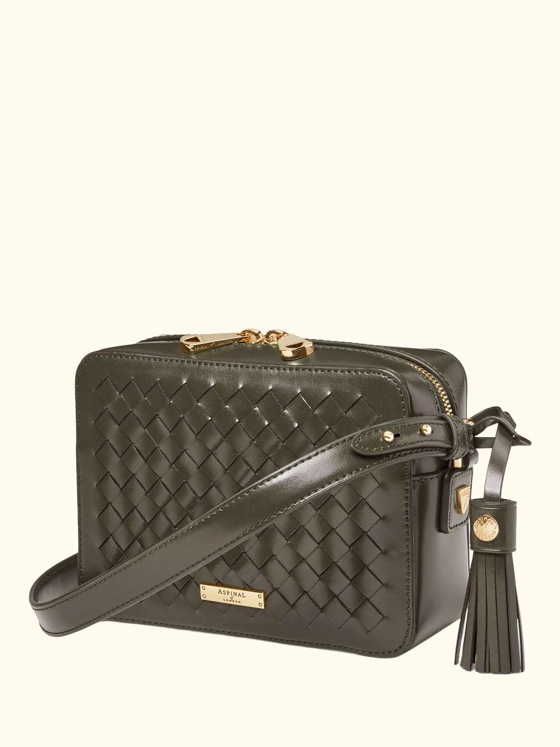Leather Camera Crossbody Bag