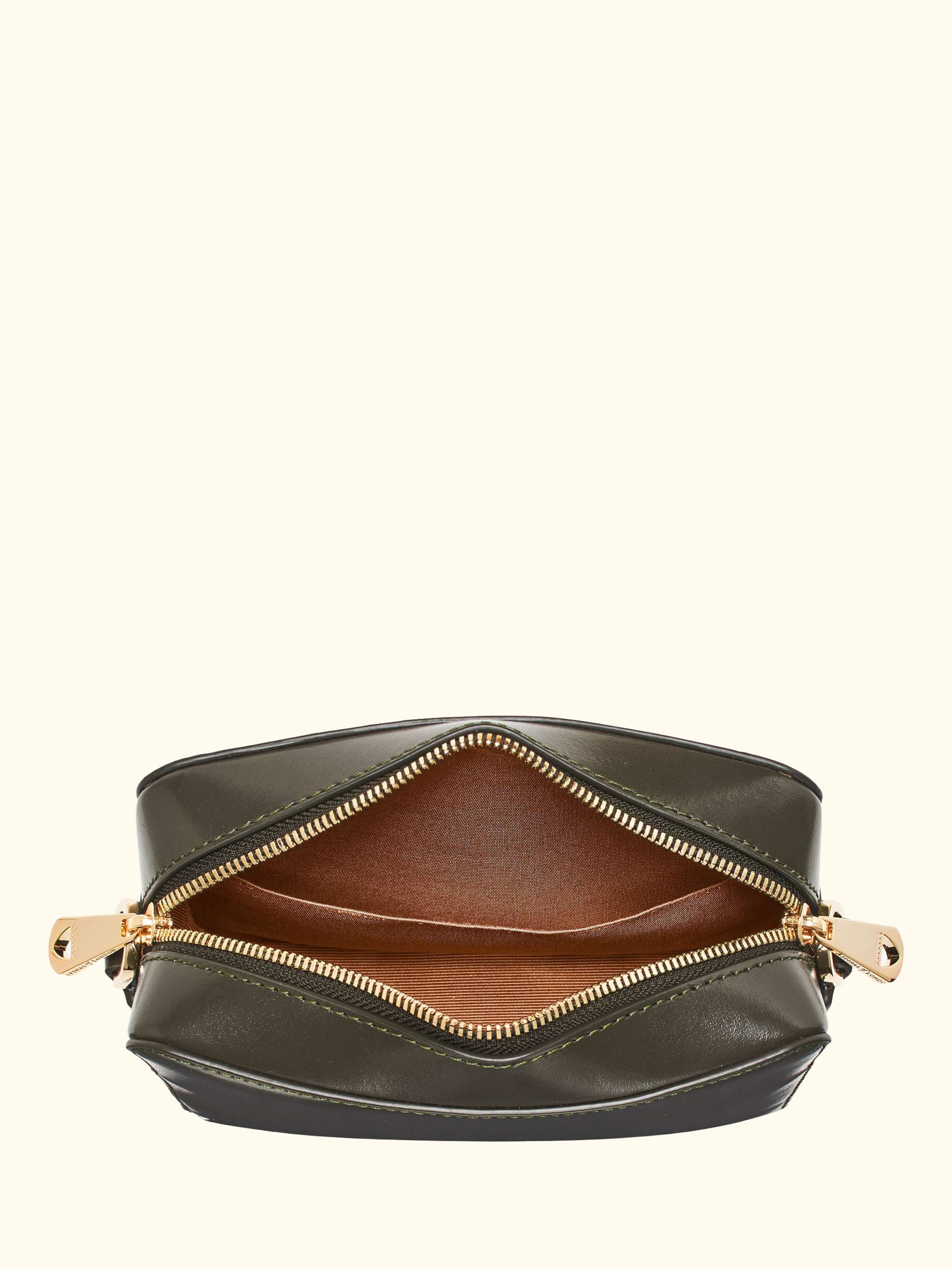 Leather Camera Crossbody Bag