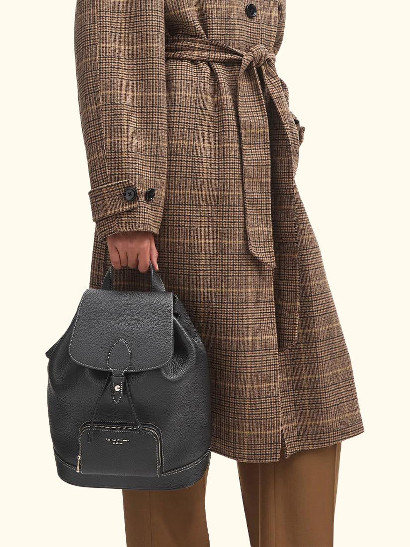 Hudson Leather Small Backpack