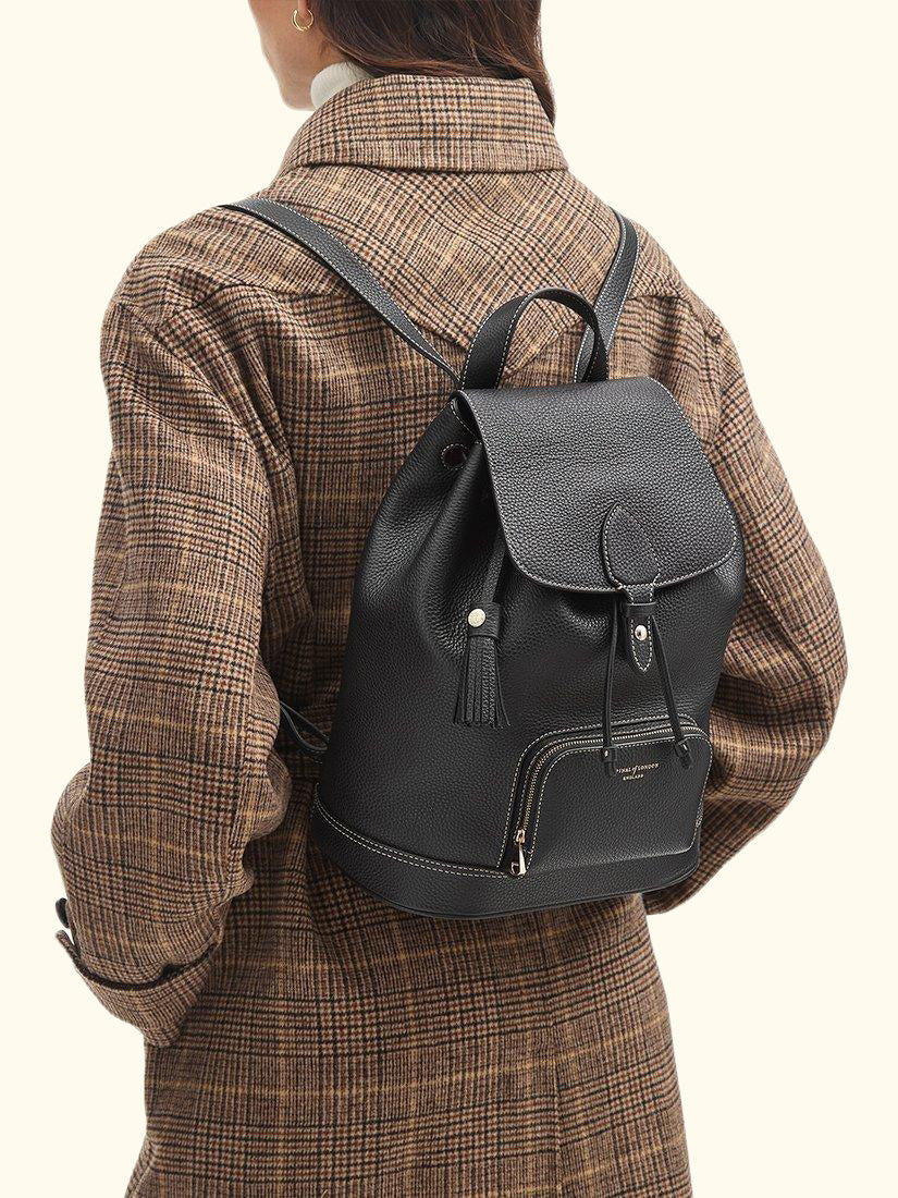 Hudson Leather Small Backpack