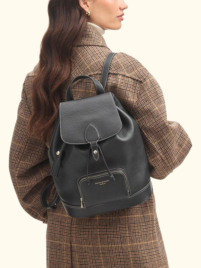 Hudson Leather Small Backpack