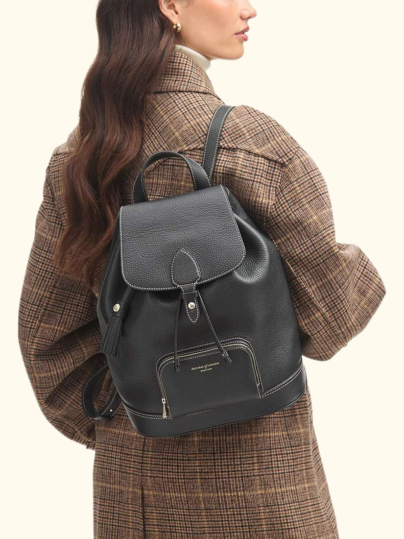 Hudson Leather Small Backpack