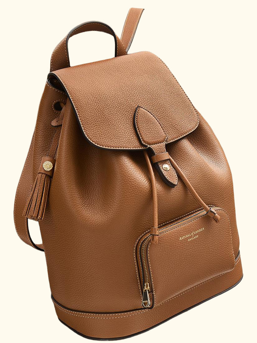 Hudson Leather Small Backpack