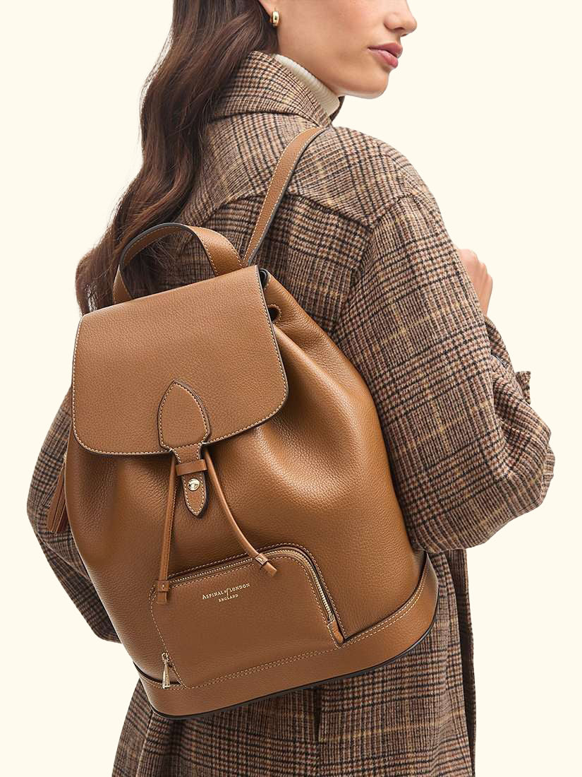 Hudson Leather Small Backpack