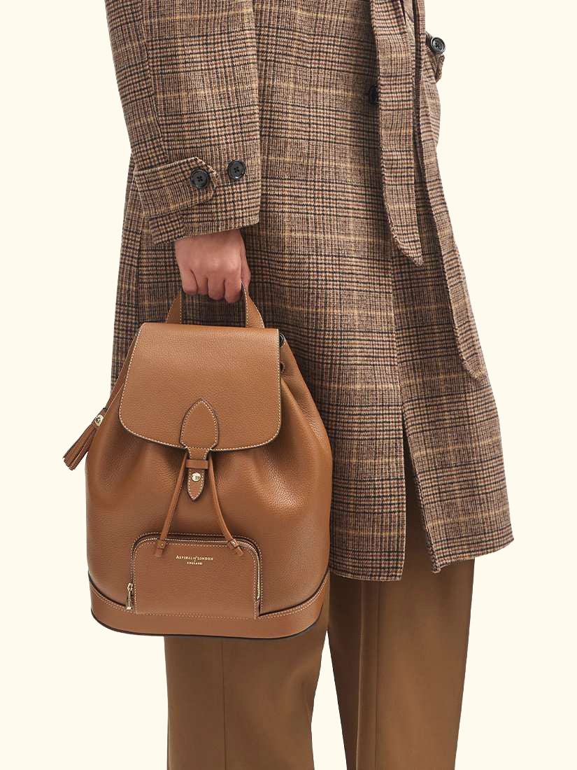 Hudson Leather Small Backpack