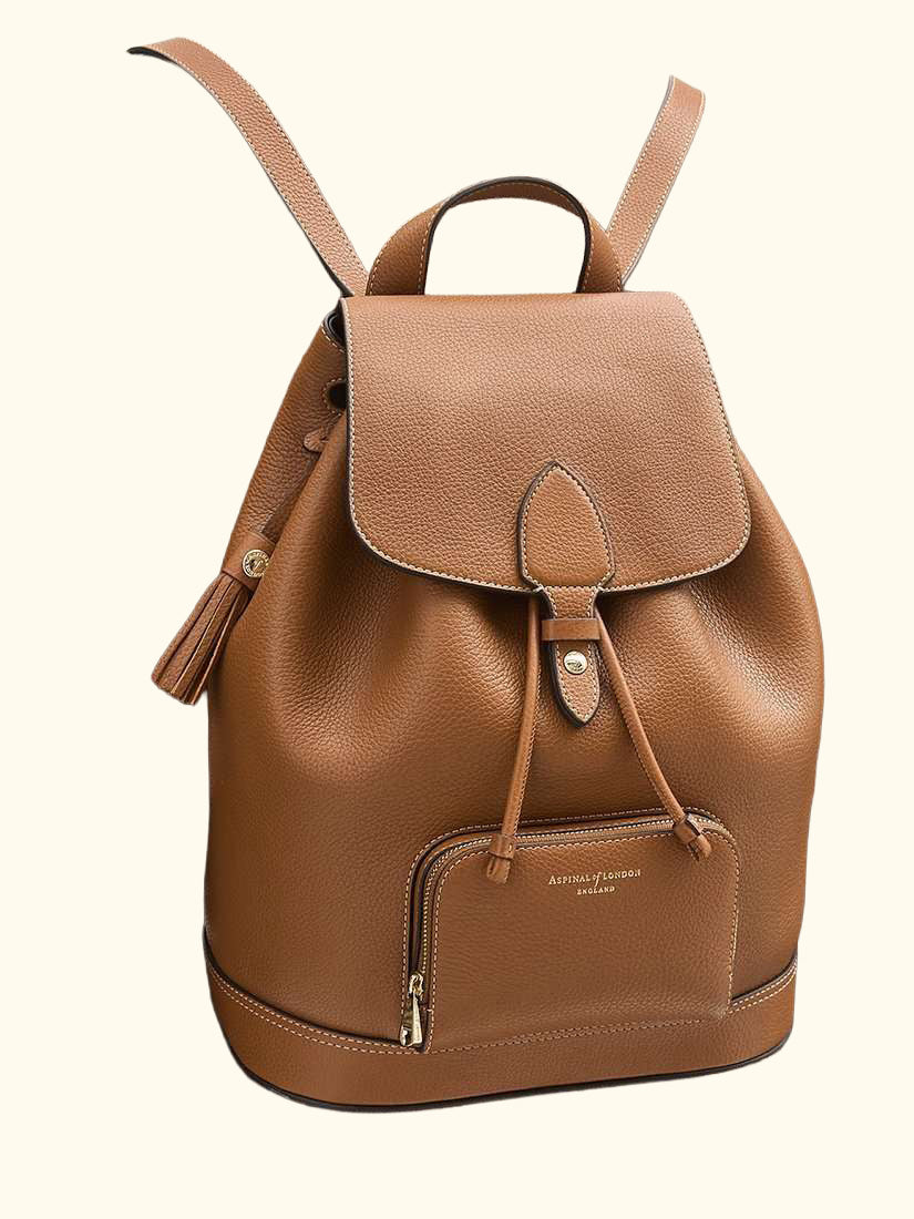 Hudson Leather Small Backpack