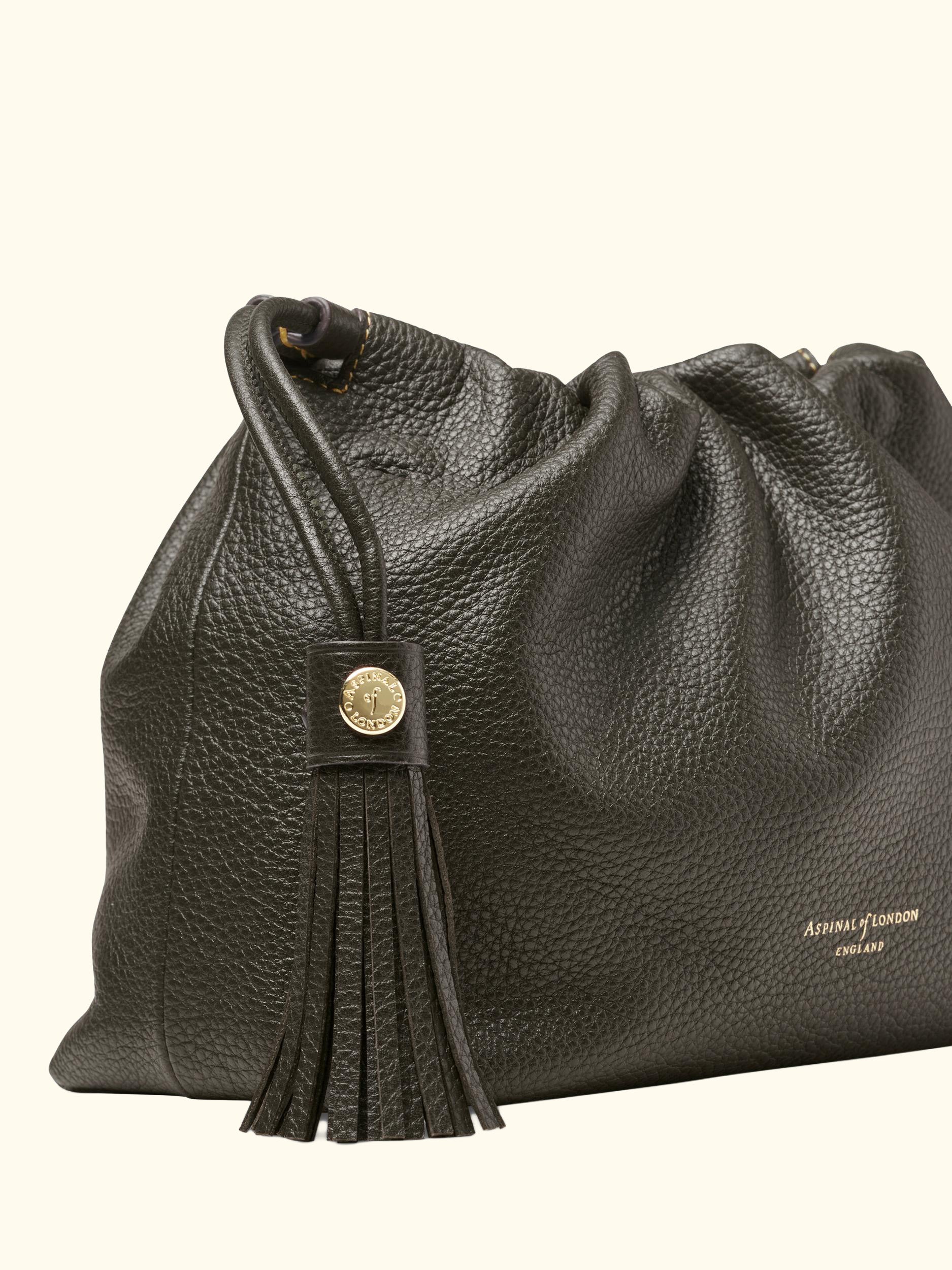 Hudson Large Leather Pouch Bag