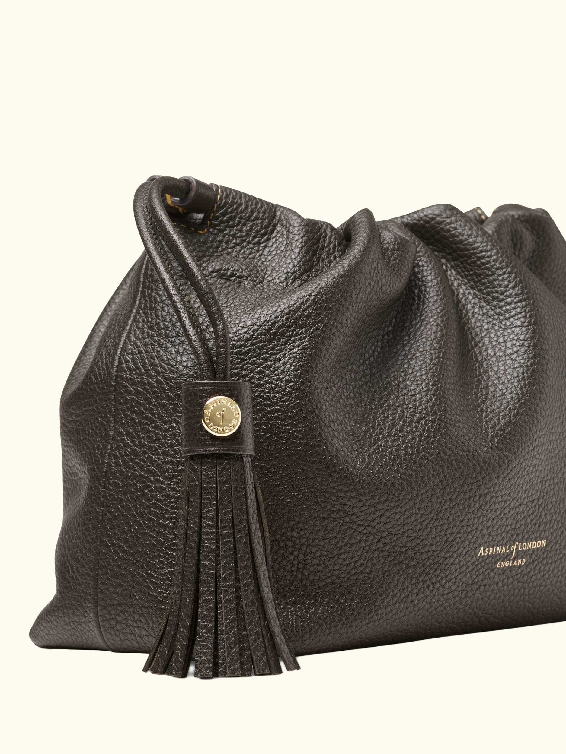 Hudson Large Leather Pouch Bag