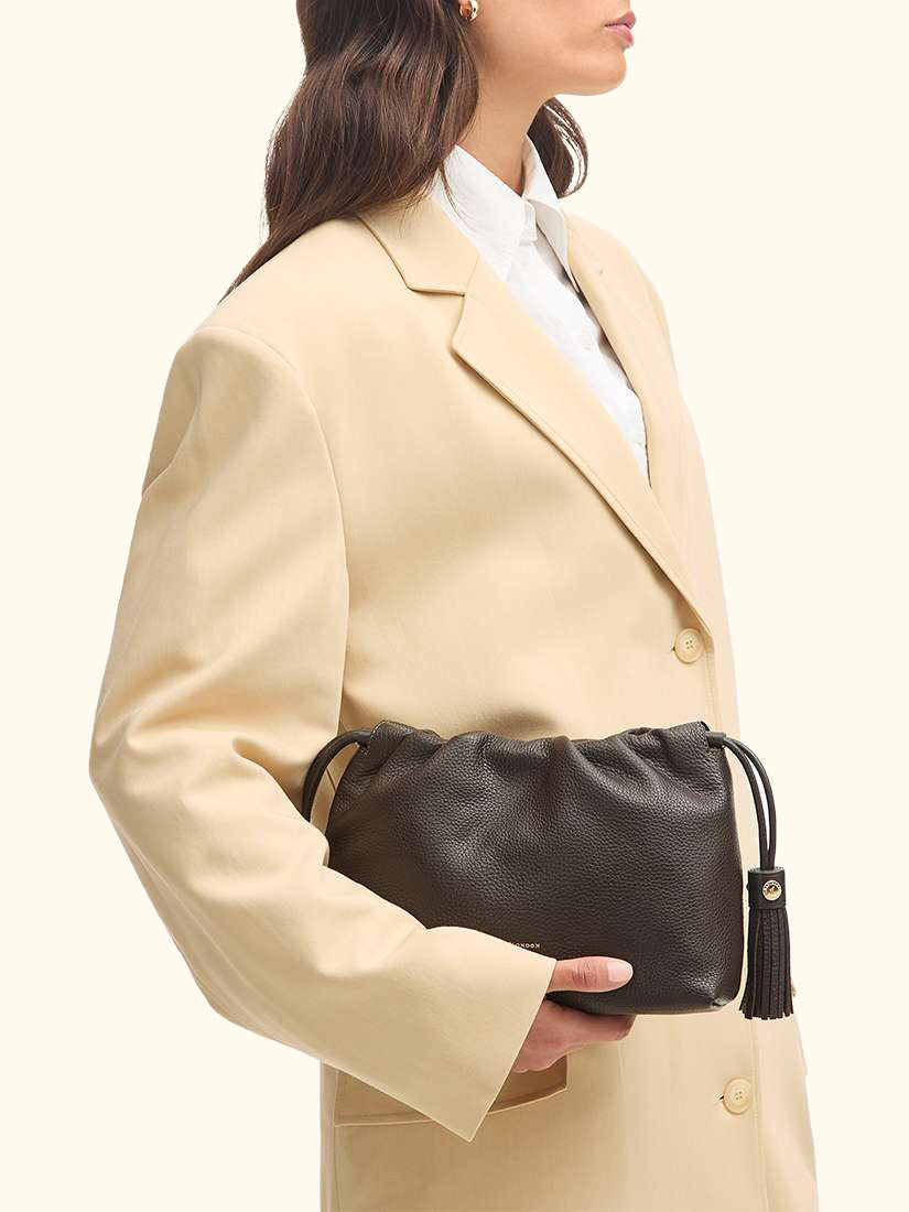 Hudson Large Leather Pouch Bag