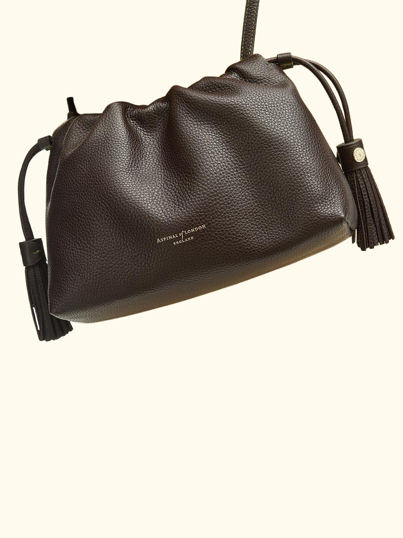 Hudson Large Leather Pouch Bag