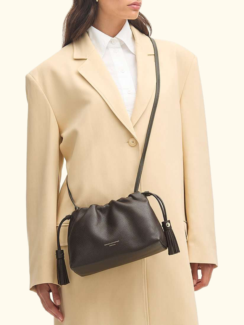 Hudson Large Leather Pouch Bag