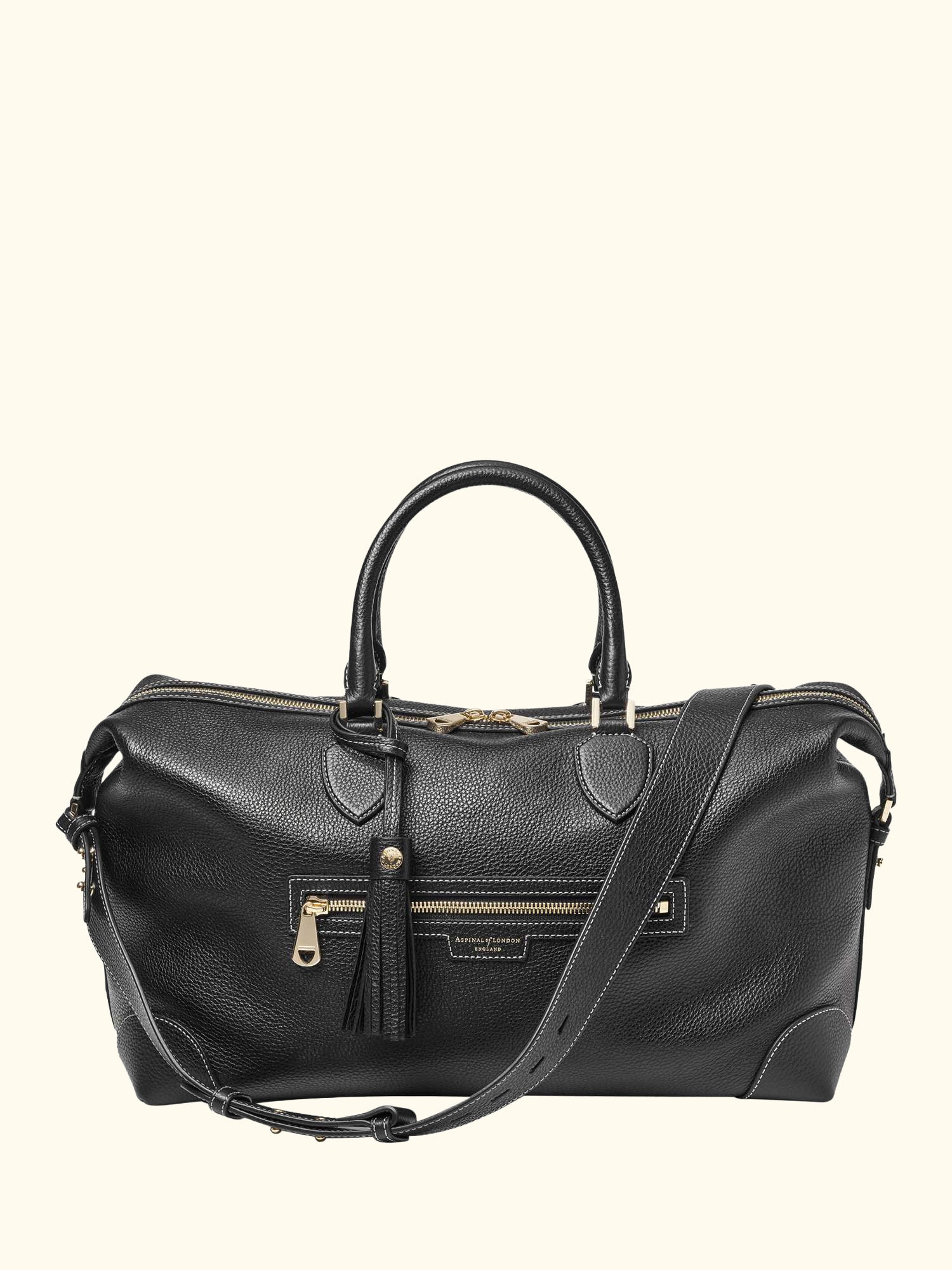 Hudson Leather Business Bag, Black