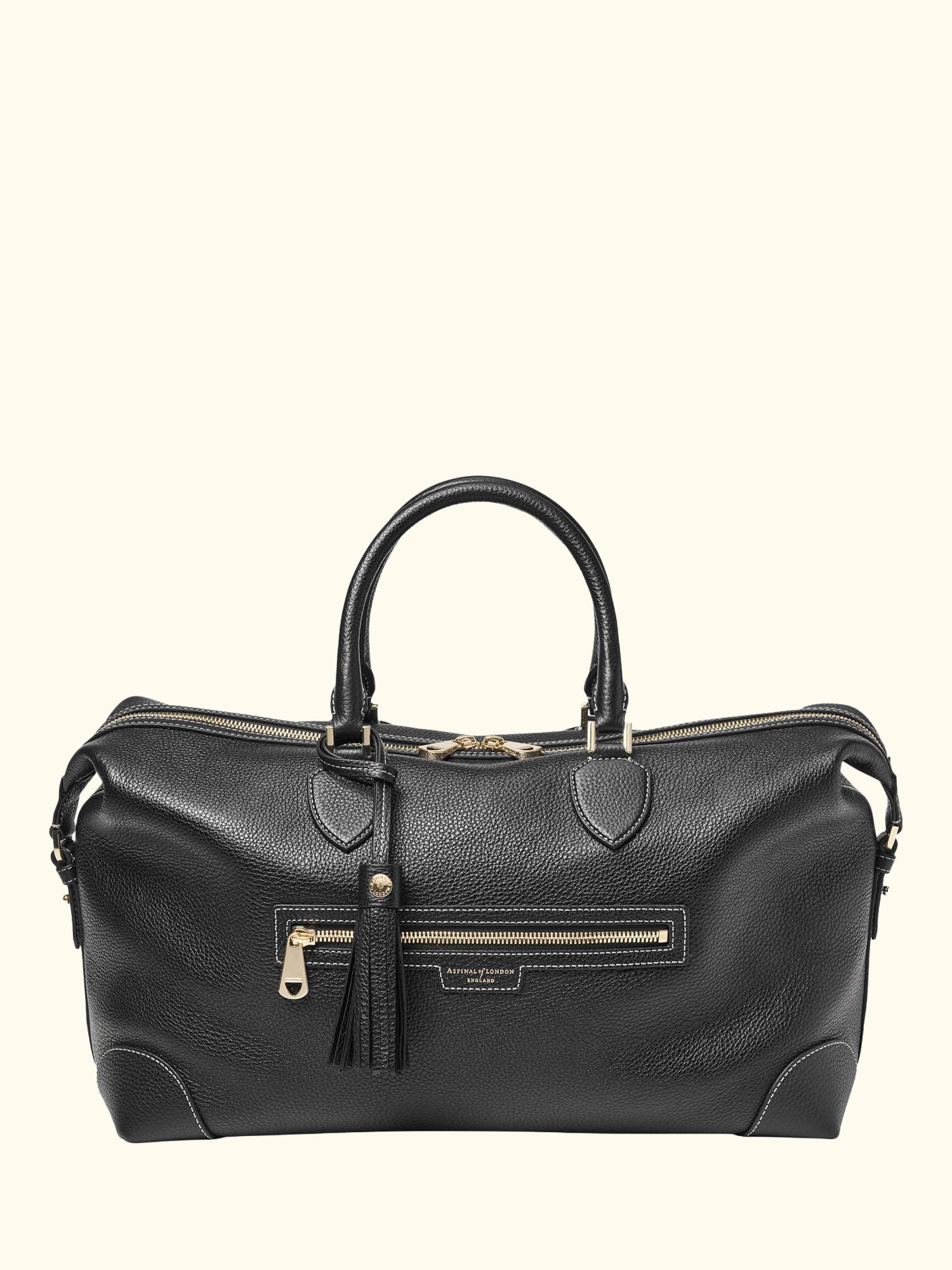 Hudson Leather Business Bag, Black