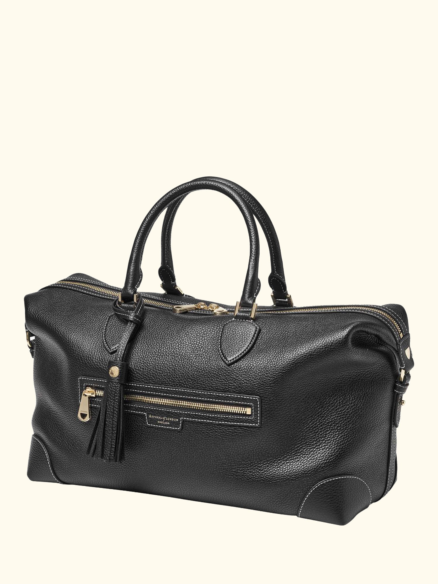 Hudson Leather Business Bag, Black
