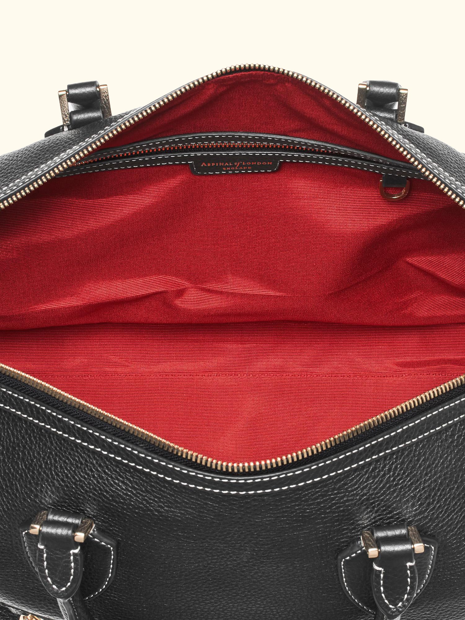 Hudson Leather Business Bag, Black