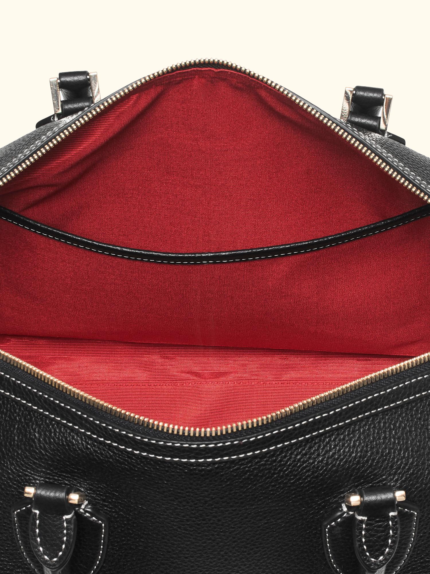 Hudson Leather Business Bag, Black