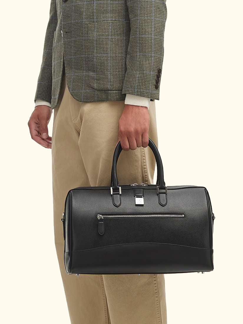 Hudson Leather Business Bag, Black