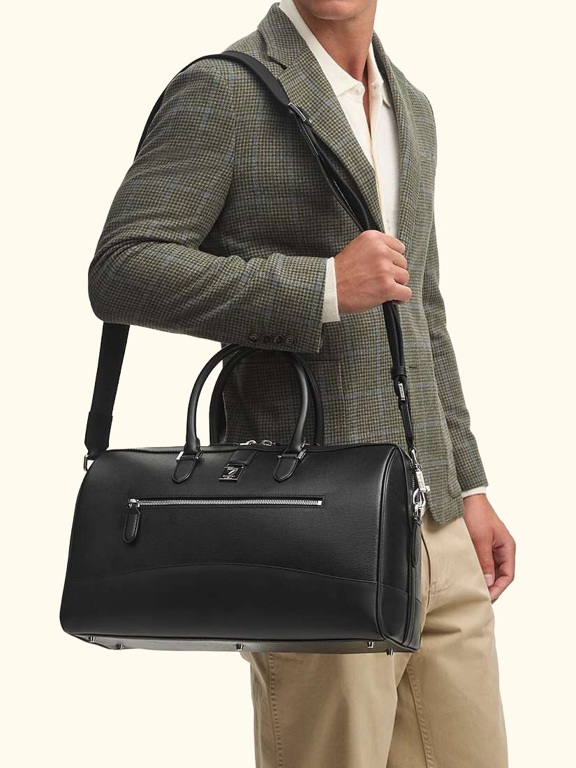 Hudson Leather Business Bag, Black