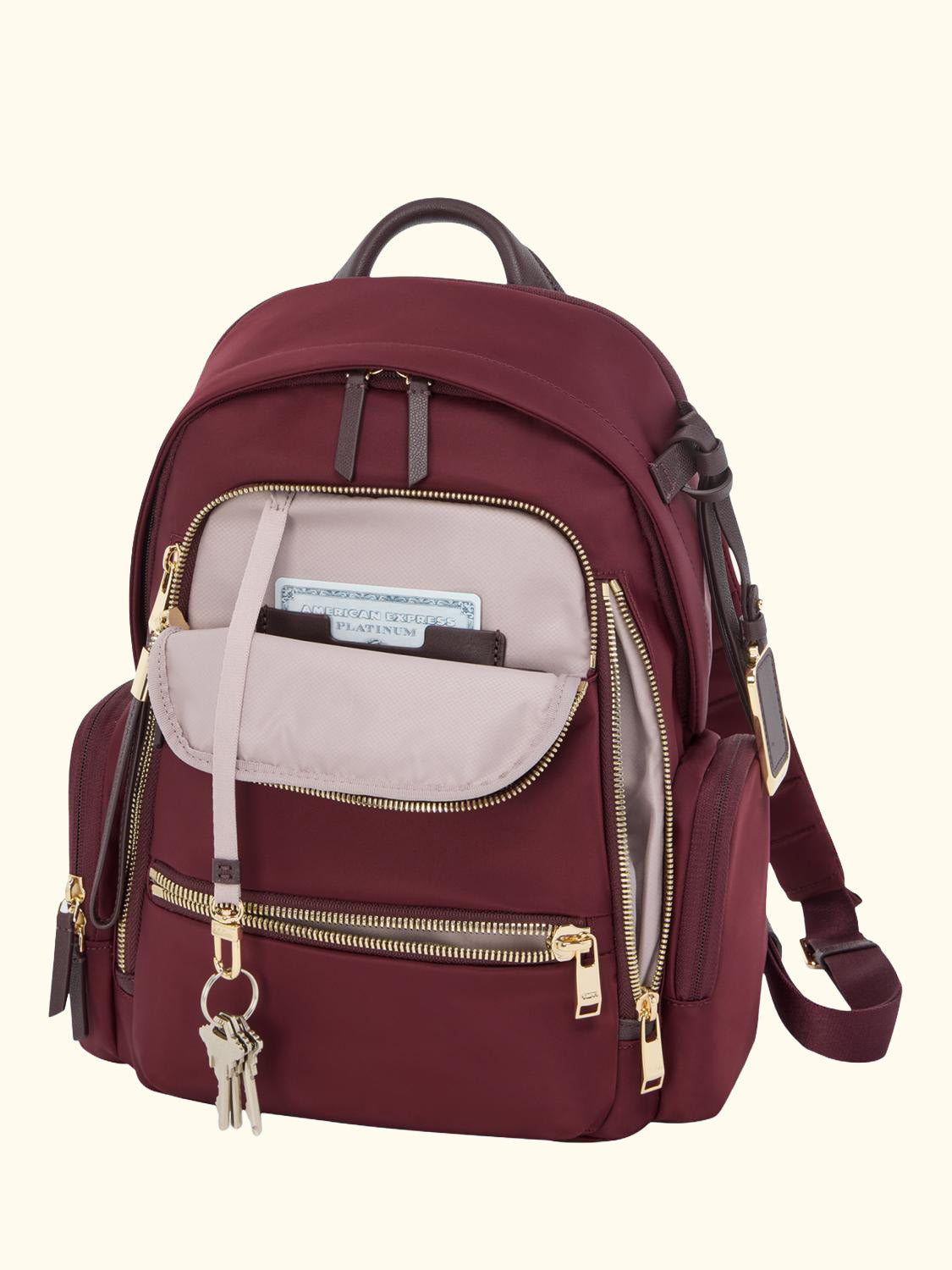 Celina Medium Backpack, Wine