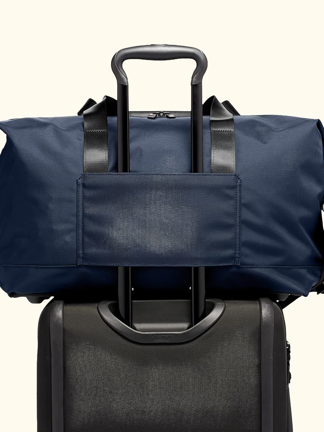 Double Expansion Travel Satchel, Navy