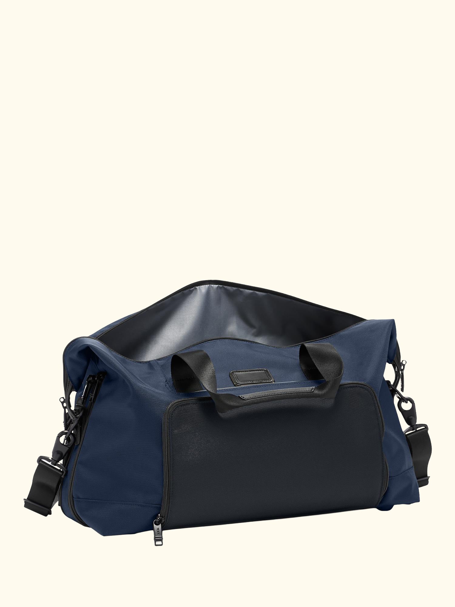 Double Expansion Travel Satchel, Navy