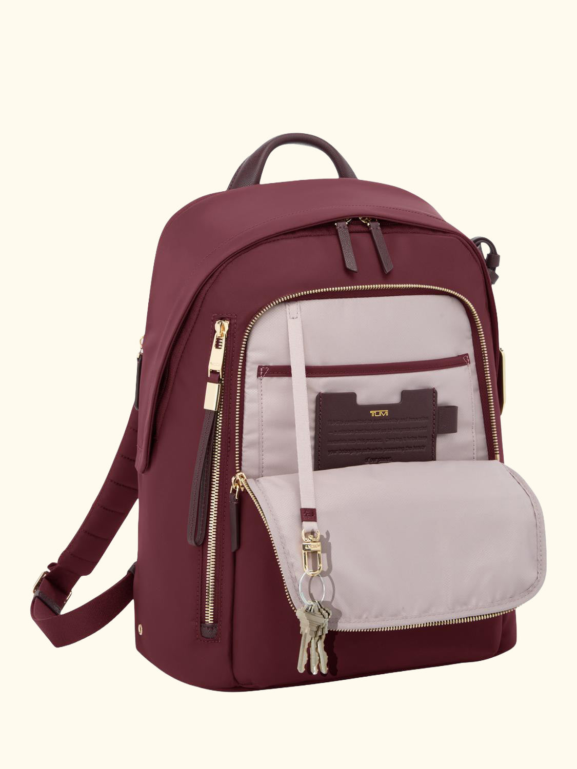 Halsey Backpack, Wine