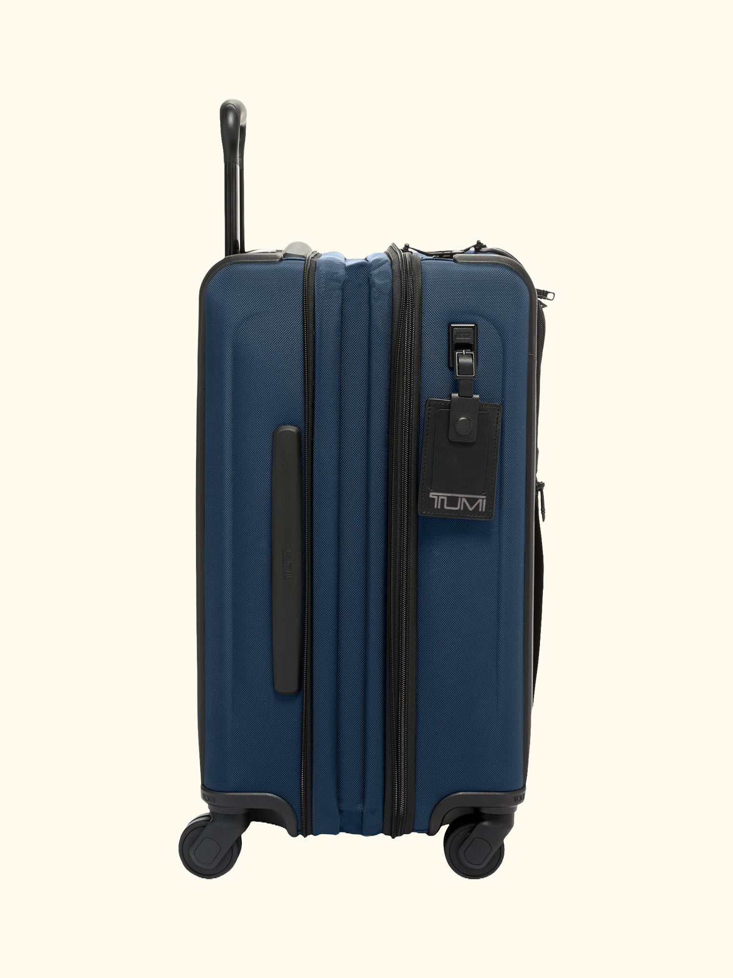 Continental Dual Access 4-Wheel Carry-On Suitcase, Navy