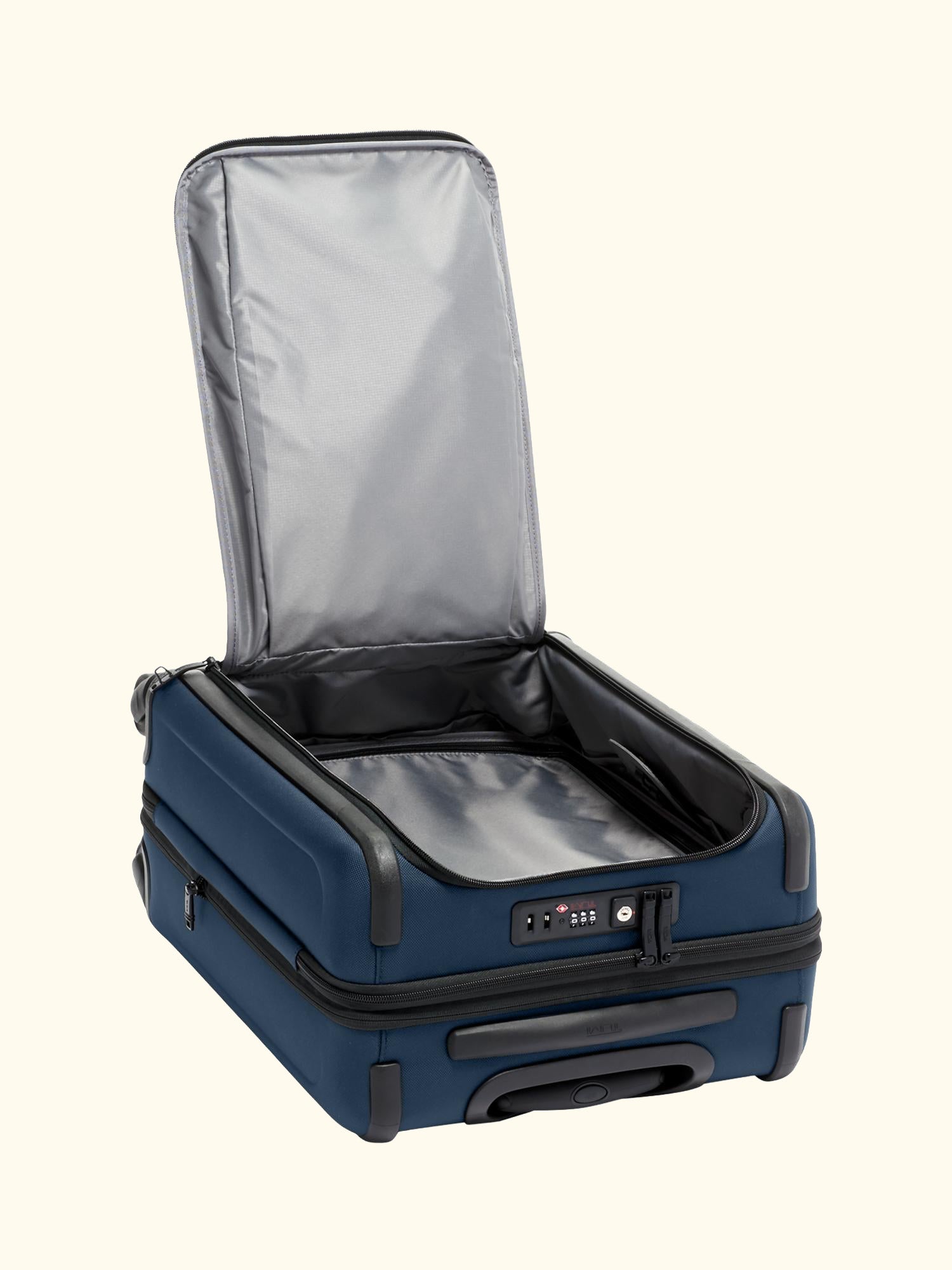 Continental Dual Access 4-Wheel Carry-On Suitcase, Navy