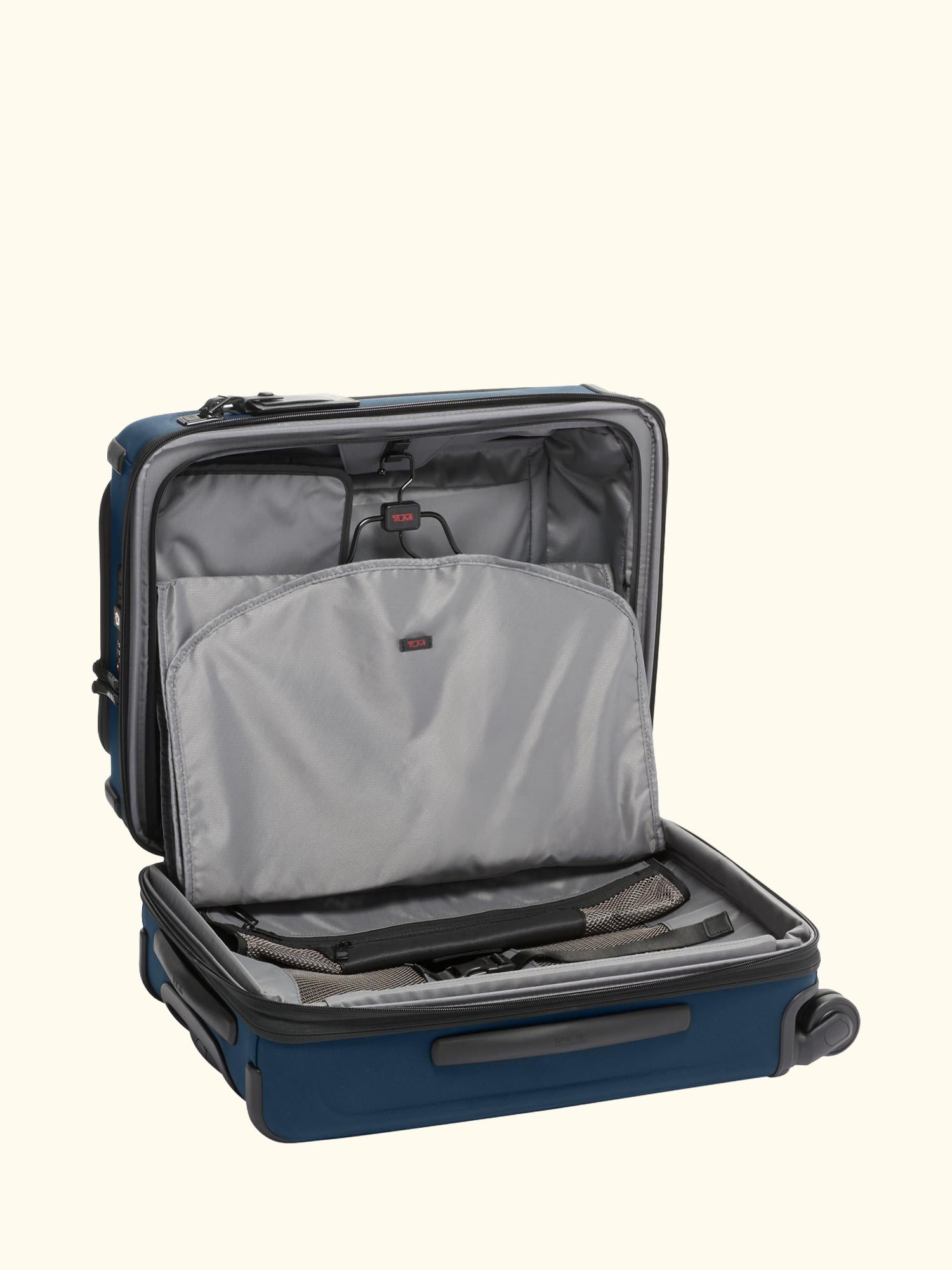 Continental Dual Access 4-Wheel Carry-On Suitcase, Navy