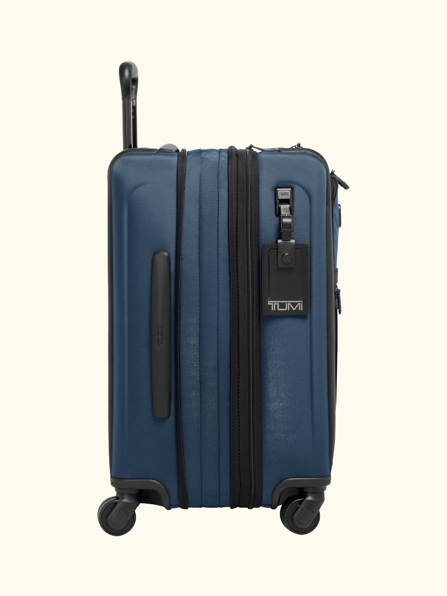 FXT Ballistic International Dual Access 4-Wheel Carry On Suitcase, Navy