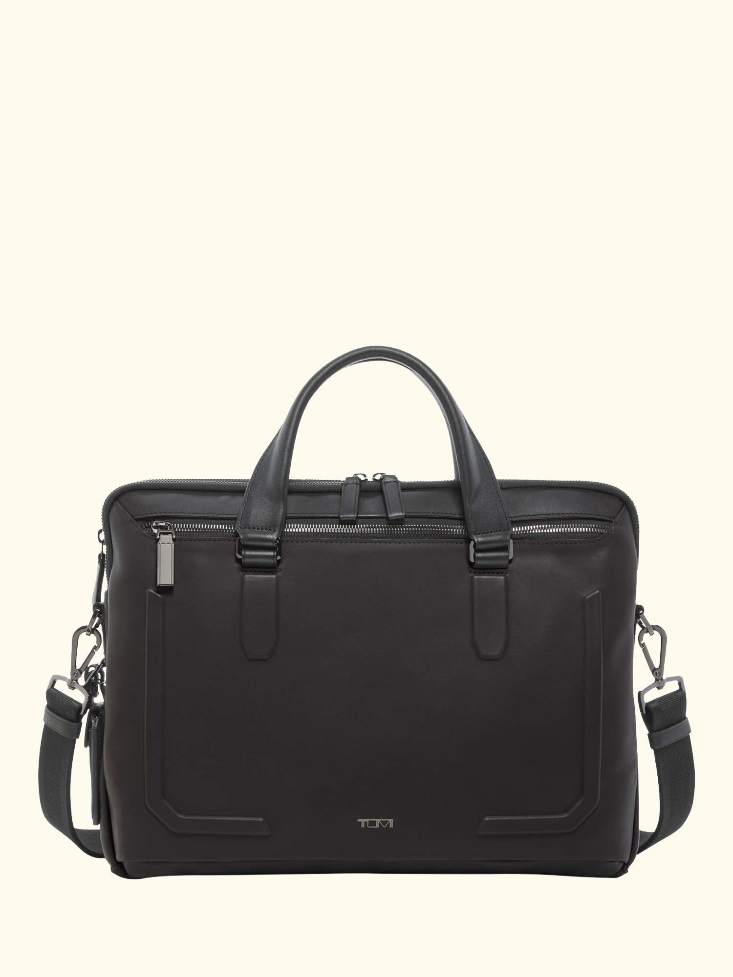 Sycamore Slim Briefcase, Espresso Brown Bombe