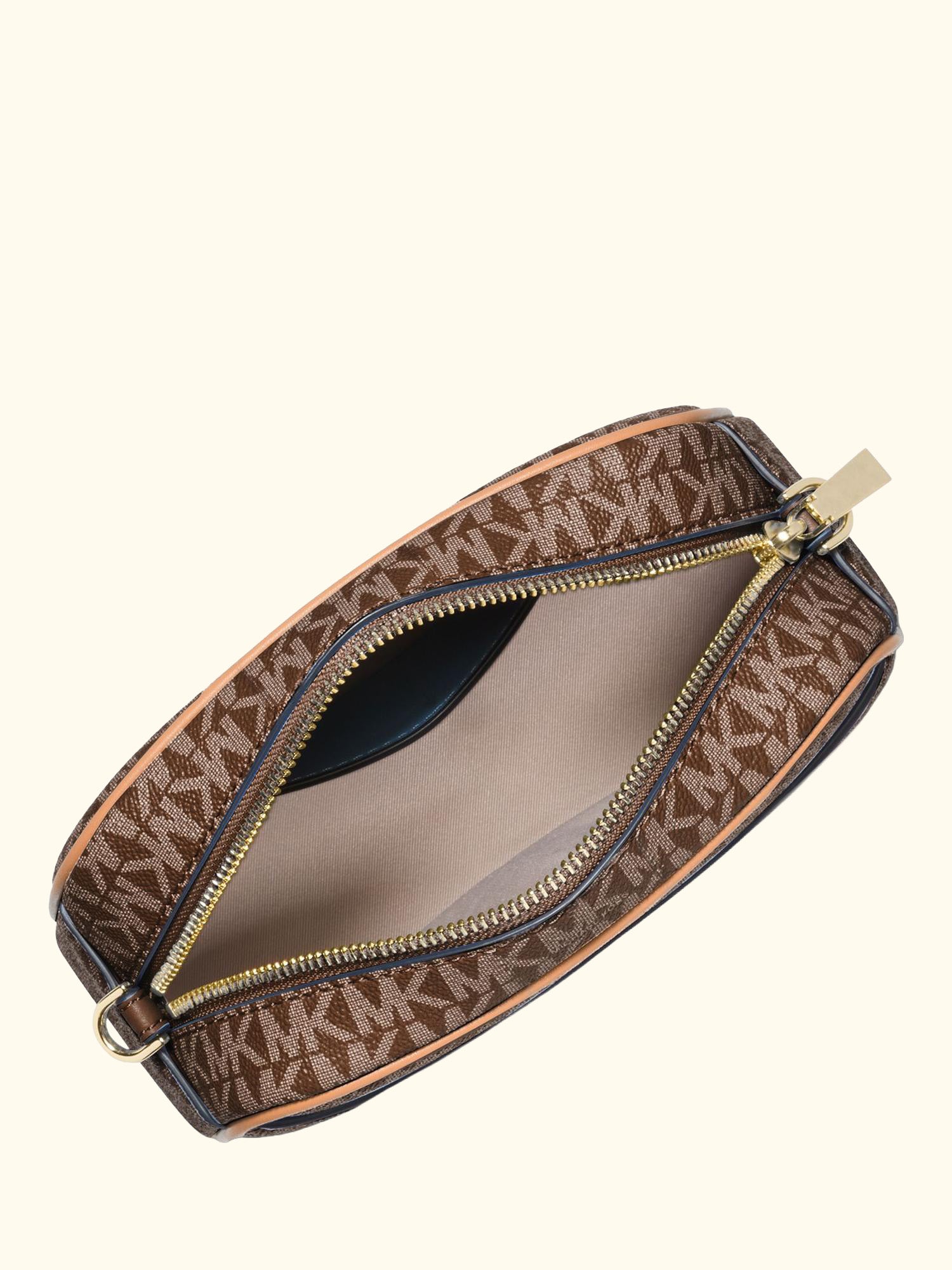 Jetset Logo Crossbody Bag, Brown/Acorn