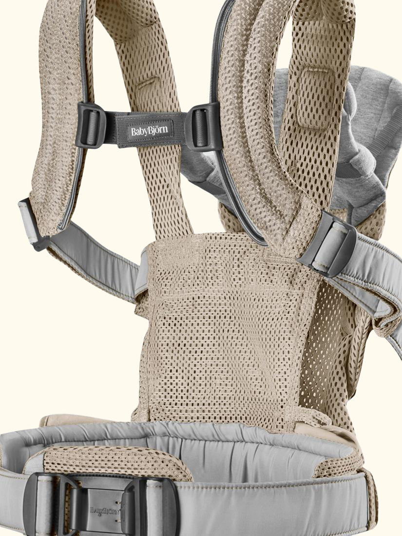 Harmony 3D Mesh Baby Carrier, Grey Beige