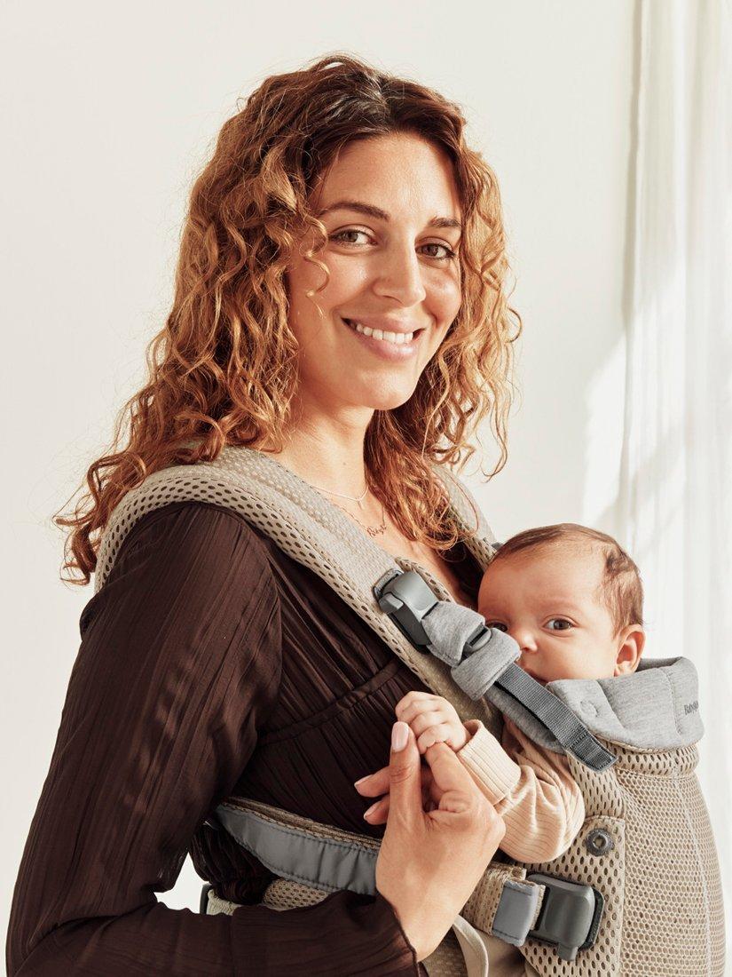 Harmony 3D Mesh Baby Carrier, Grey Beige
