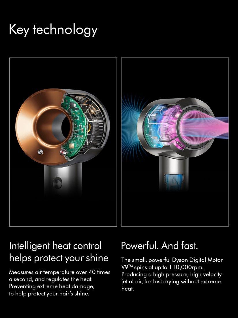 Supersonic Origin Hair Dryer, Nickel Copper