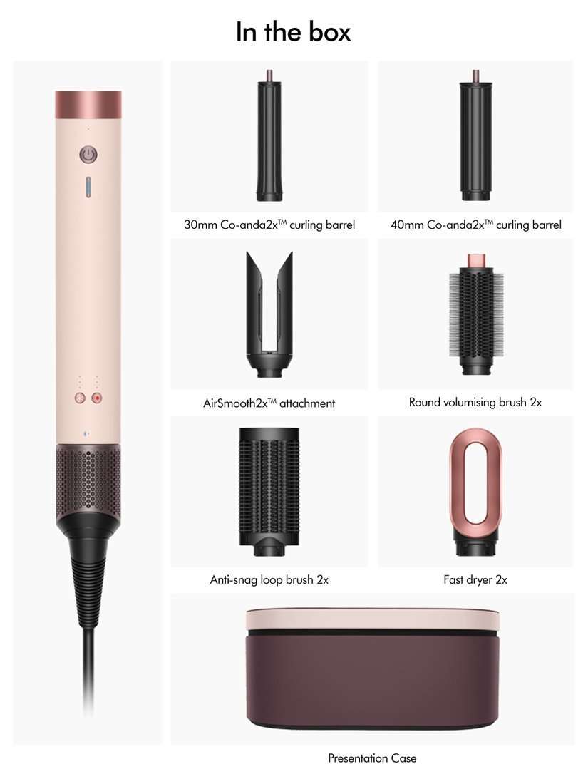 Airwrap Co-anda 2x™ Multi-Styler Straight+Wavy, Ceramic Pink