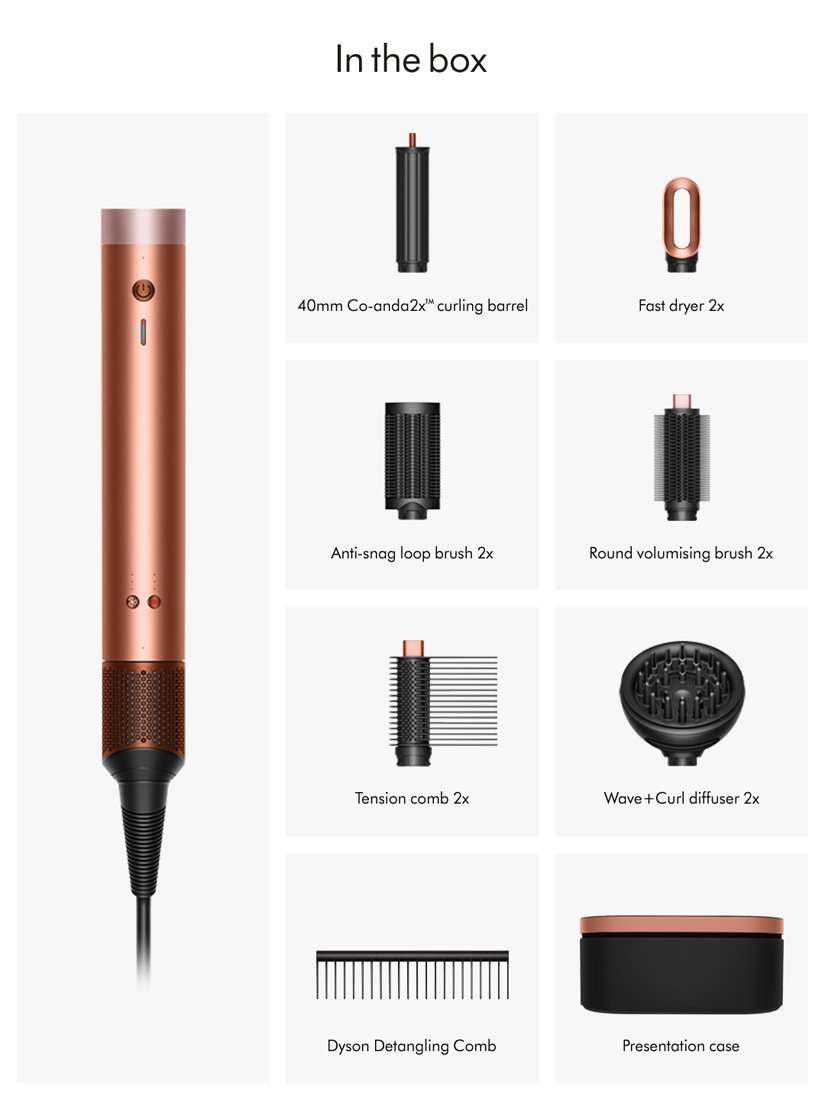 Airwrap Co-anda 2x™ Multi-Styler with Diffuser & Presentation Case, Amber Silk