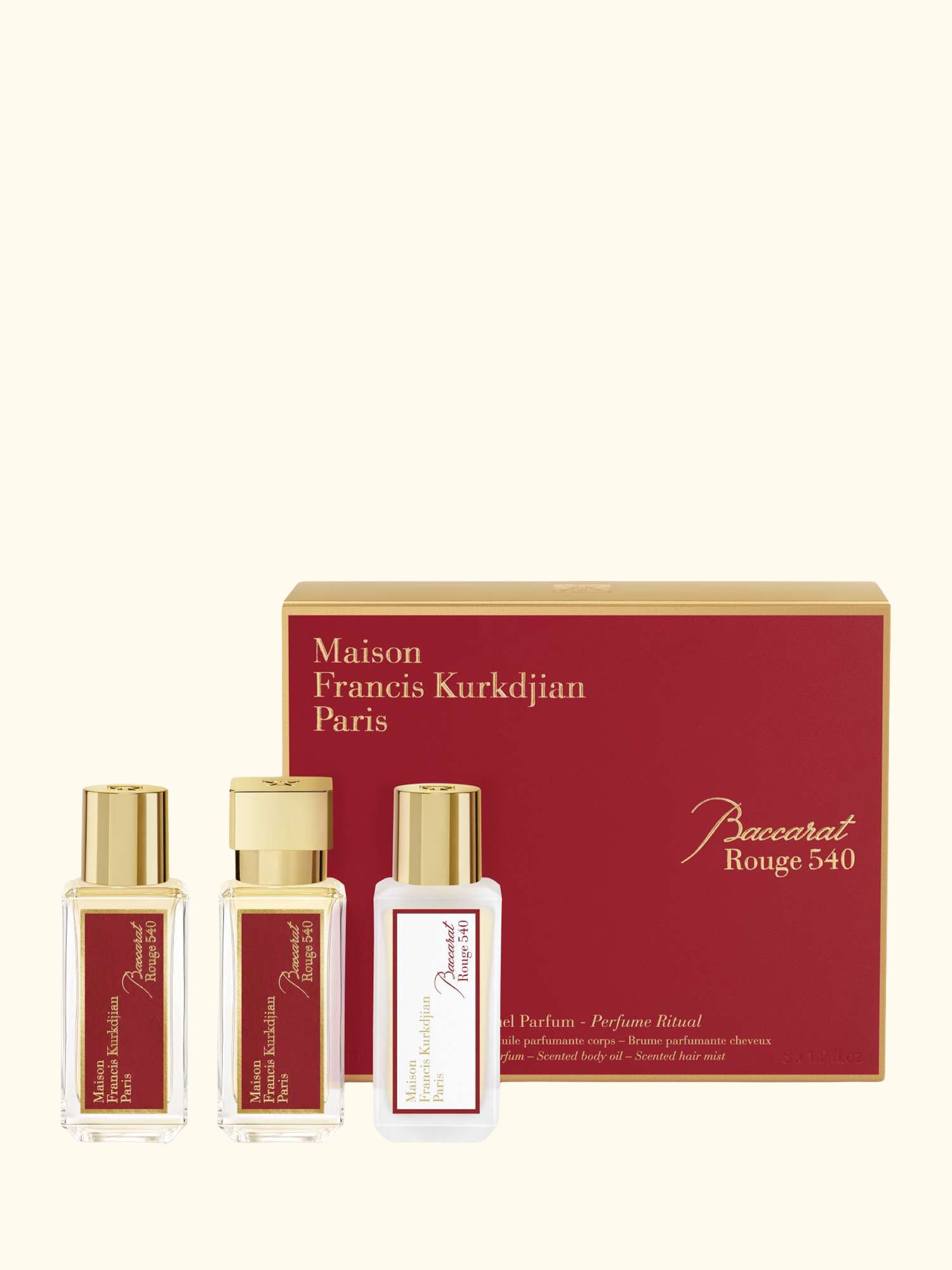 Baccarat Rouge 540 Rituel Fragrance Gift Set, 3 x 35ml