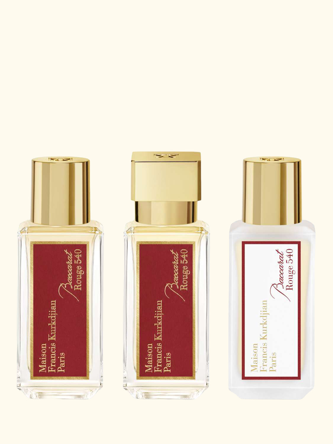 Baccarat Rouge 540 Rituel Fragrance Gift Set, 3 x 35ml