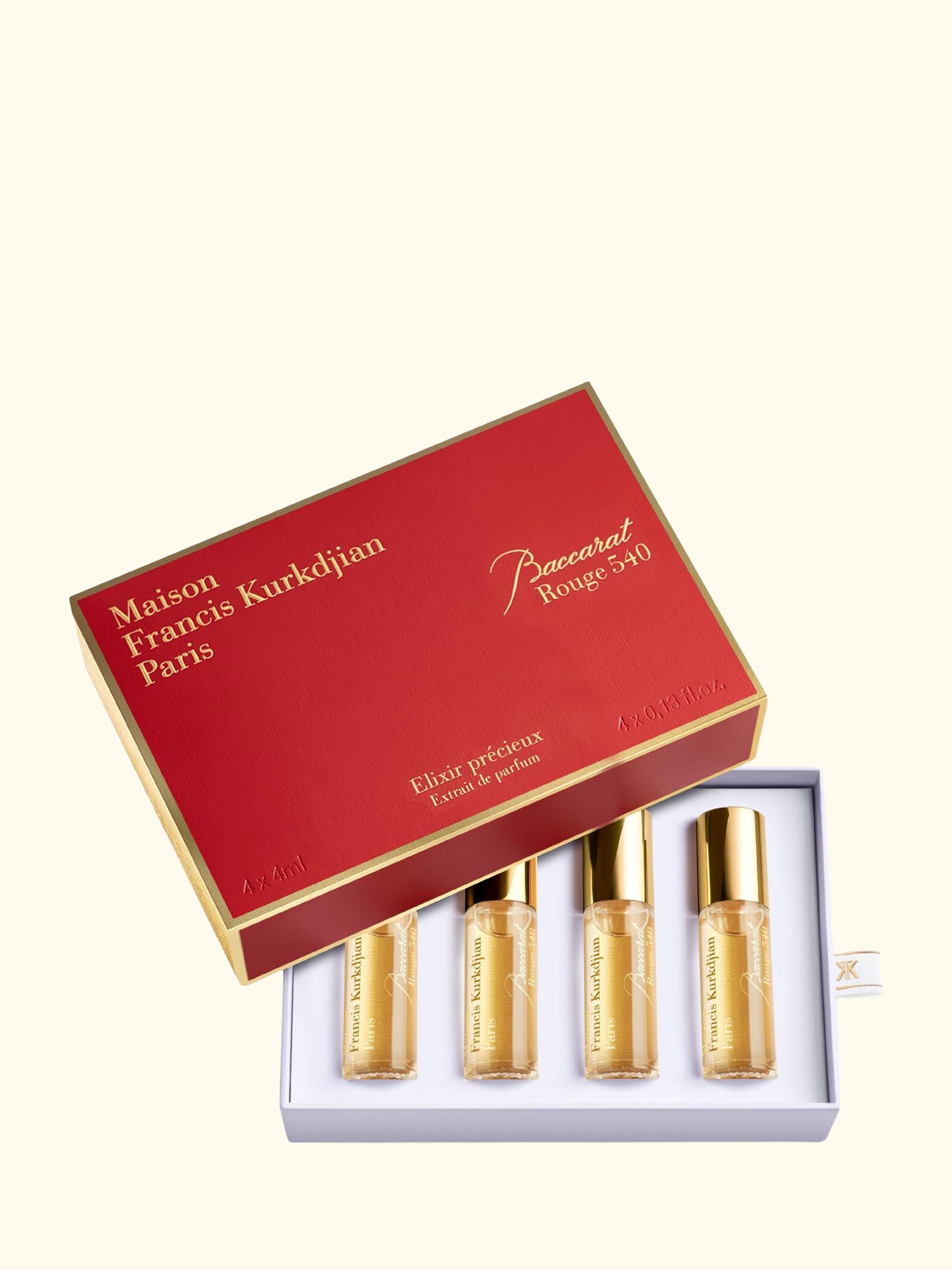 Baccarat Rouge 540 Precious Elixir Fragrance Gift Set, 4 x 4ml