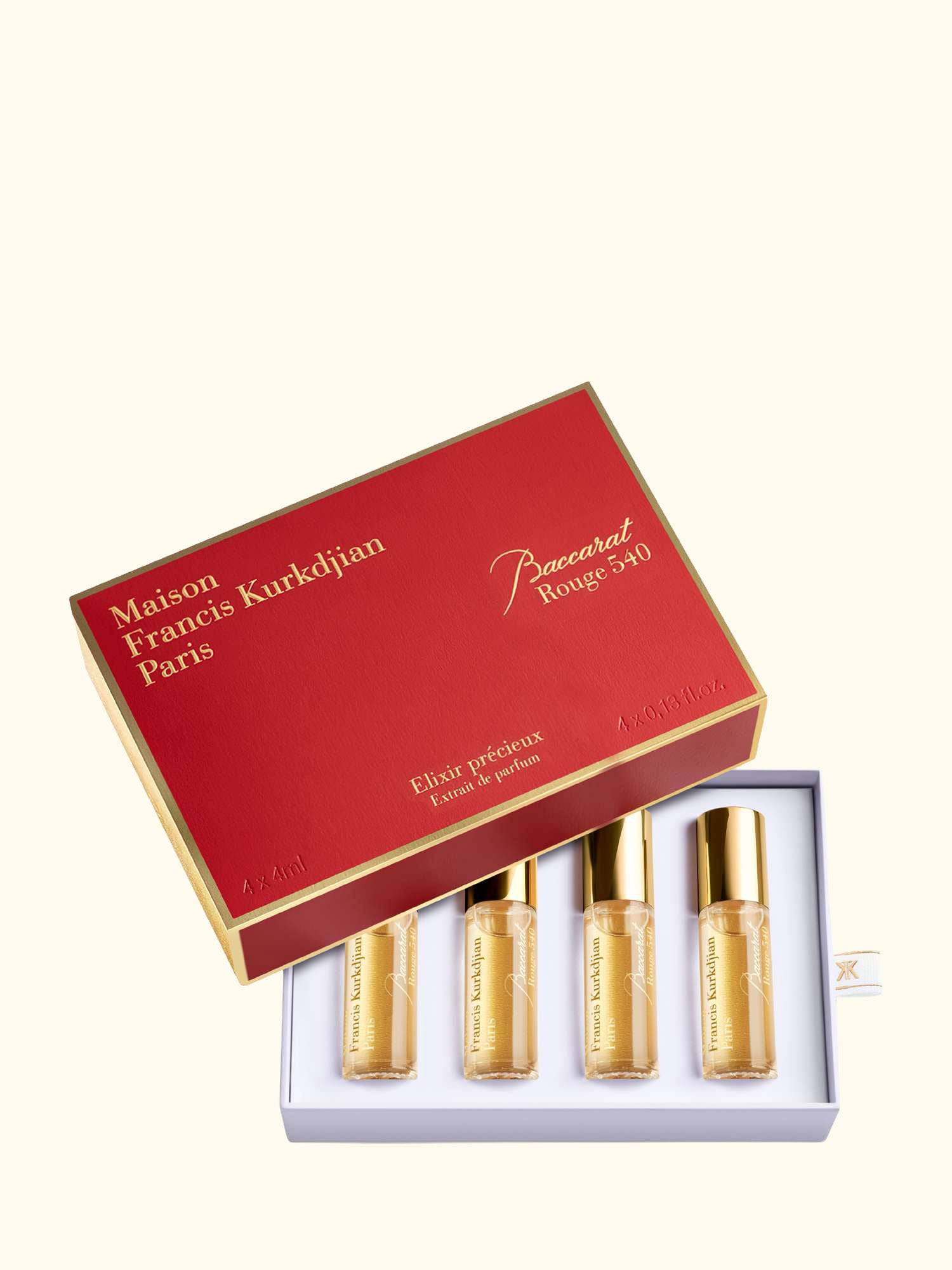 Baccarat Rouge 540 Precious Elixir Fragrance Gift Set, 4 x 4ml