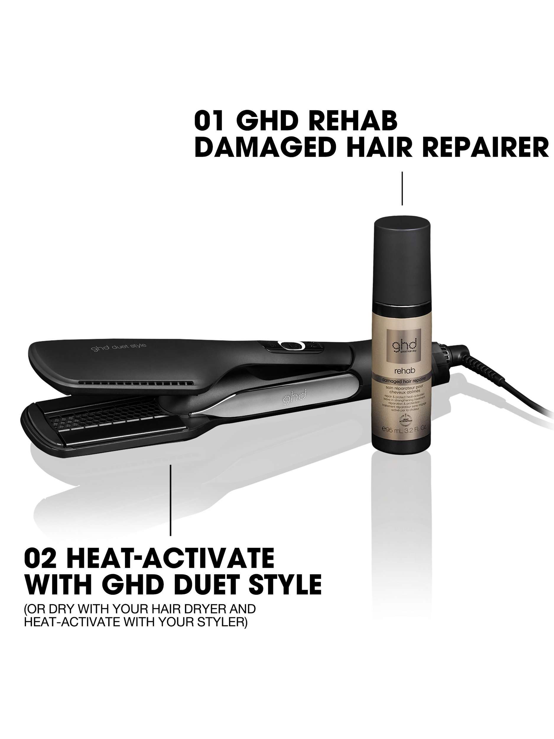 Rehab Damaged Hair Repairer, 95ml