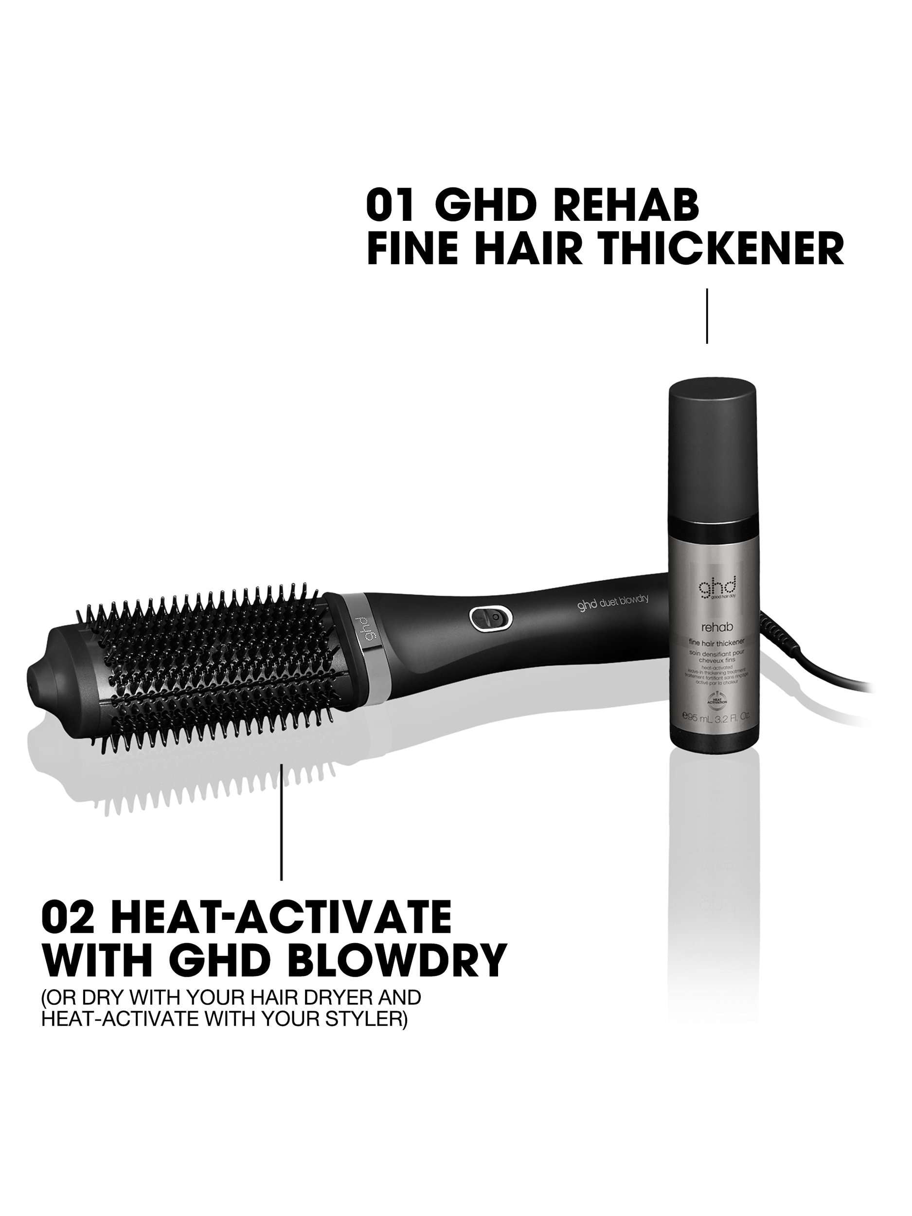 Rehab Fine Hair Thickener, 95ml