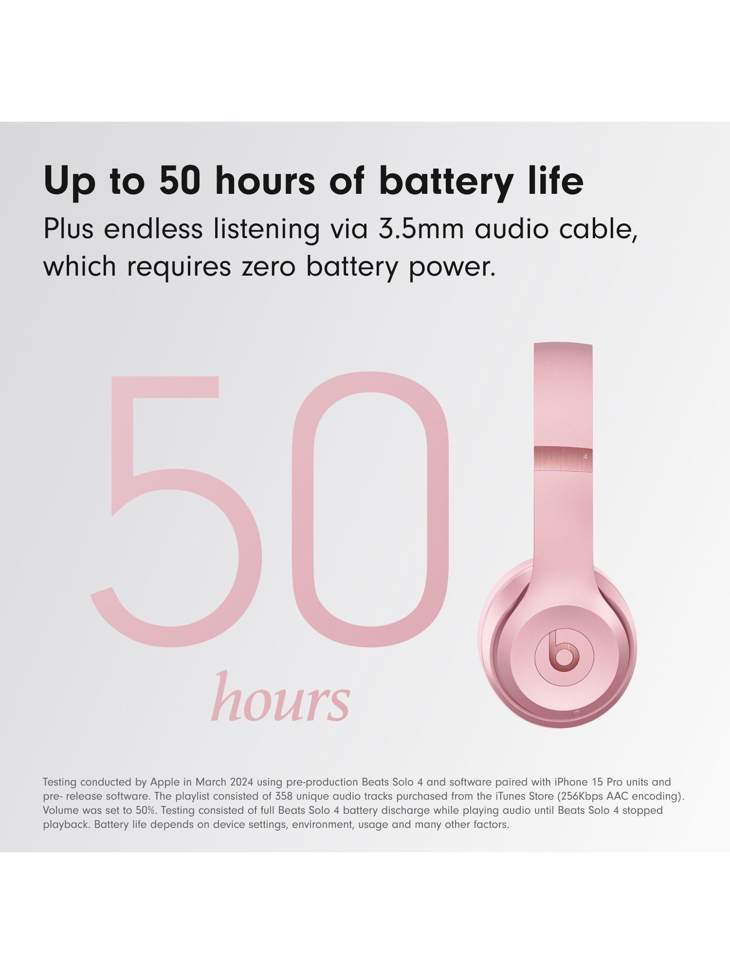 Solo 4 Wireless Bluetooth On-Ear Headphones with Mic/Remote