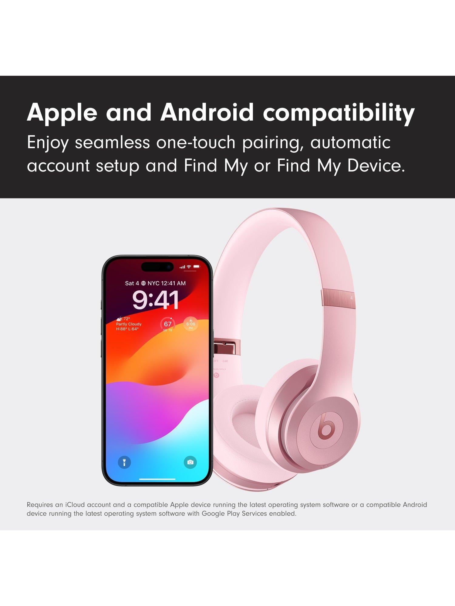 Solo 4 Wireless Bluetooth On-Ear Headphones with Mic/Remote