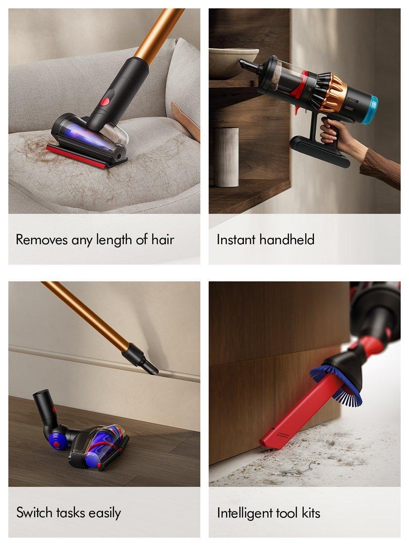 V16 Piston Animal Cordless Vacuum Cleaner, Black/ Copper