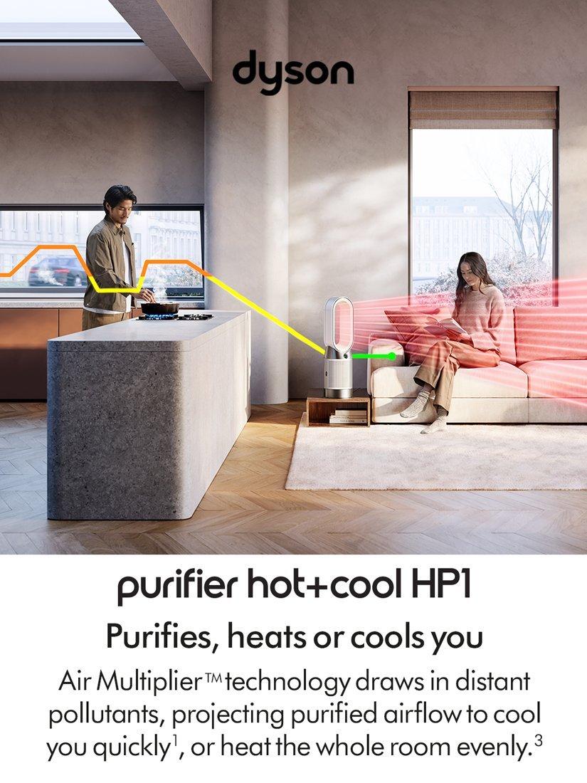 Hot+Cool HP1 Air Purifier, White/White