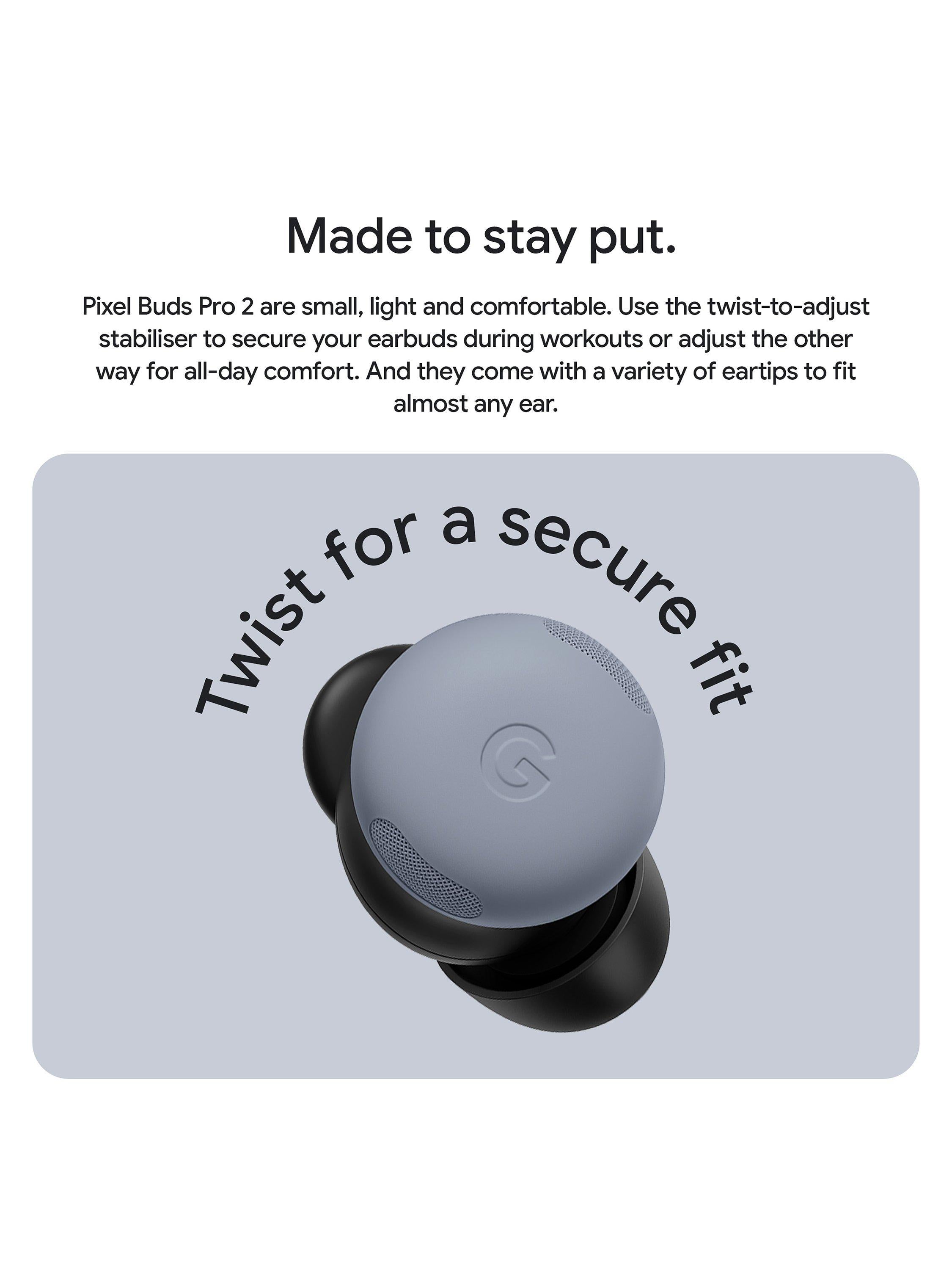 Pixel Buds Pro 2 Active Noise Cancelling True Wireless Bluetooth In-Ear Headphones, Moonstone