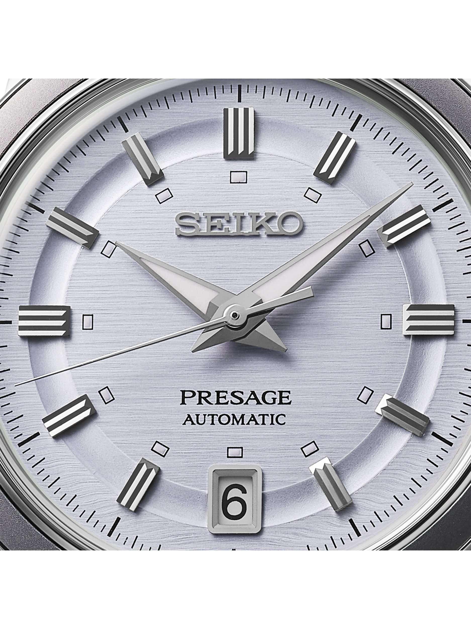 SRPL73J1 Men's Bracelet Strap Watch, Silver Violet