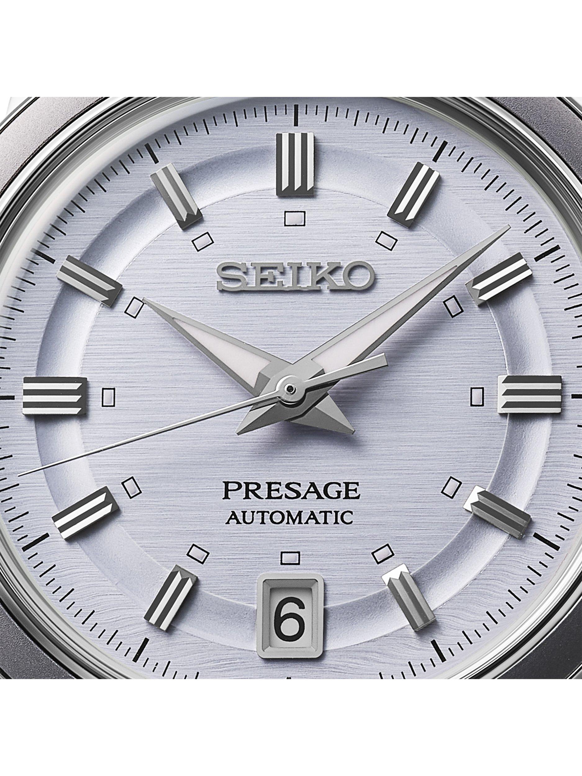 SRPL73J1 Men's Bracelet Strap Watch, Silver Violet